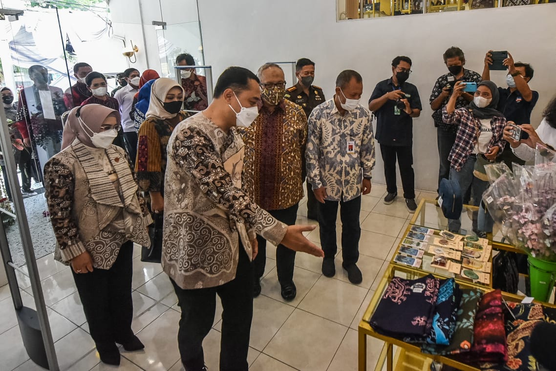 Peresmian Surabaya Kriya oleh Wali Kota Surabaya Eri Cahyadi.